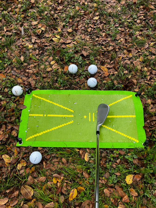 Golf Training Mat for Swing Detection