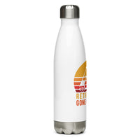 Stainless Steel Water Bottle - Retired And Gone Golfing