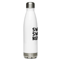 Stainless Steel Water Bottle - Swing, Swear, Repeat